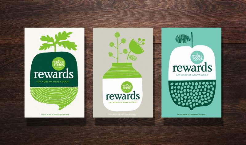 Office WholeFoodsMarket Rewards Postcards 2