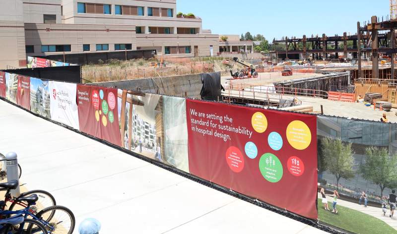 Office Stanford Childrens Health ExpansionProject - Fence